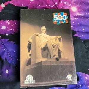 Carousel Game Lincoln Memorial 500 piece Puzzle
